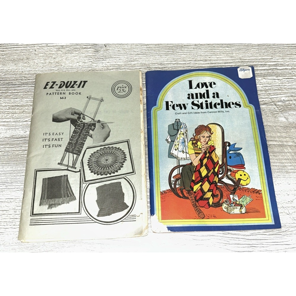Vintage Love And‎ A Few Stitches & EZ-DUZ-IT Pattern Book B4